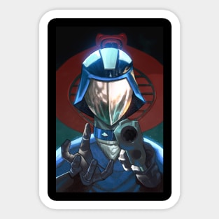 Cobra Commander Sticker